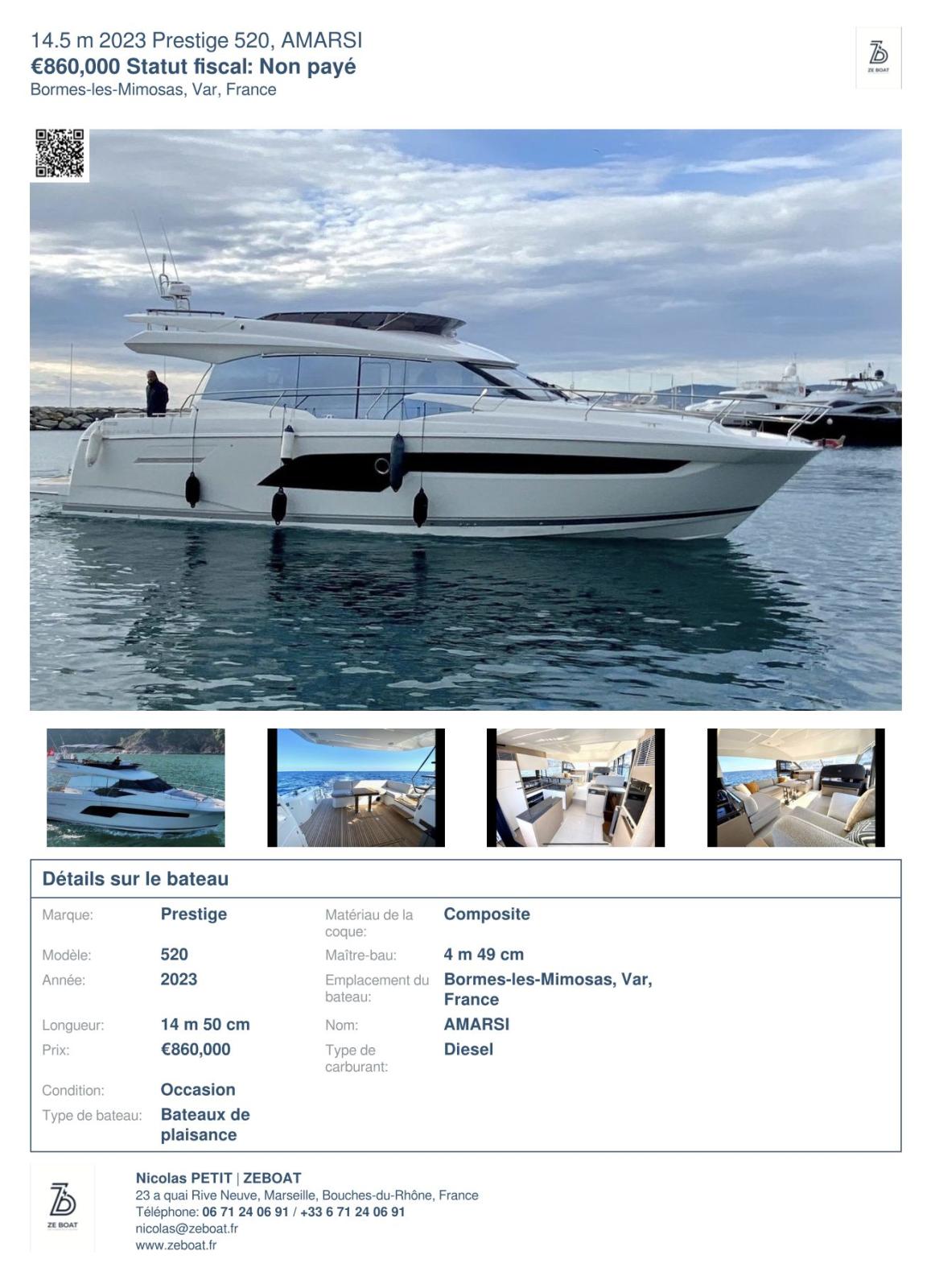Jeanneau Prestige 520 Fly